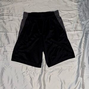 Boys Black Athletic Shorts